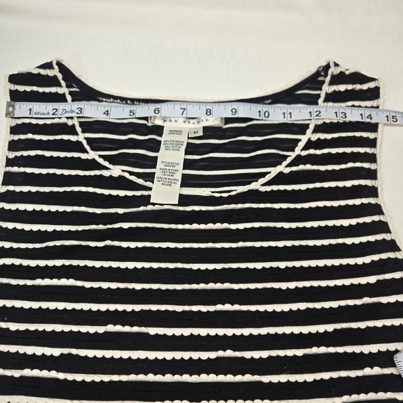 Max Studio Black and White Striped Mini Dress - Picture 5 of 6